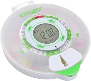 EDOSO Pastillero electrónico automático con alarma