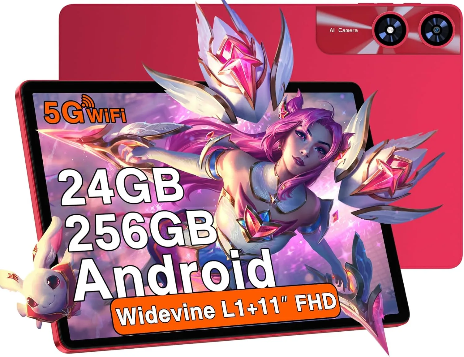 Tablet Android con pantalla grande para personas mayores