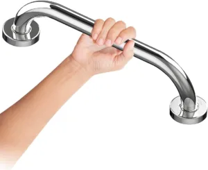 Howdah barra de apoyo con agarre ergonómico en acero inoxidable
