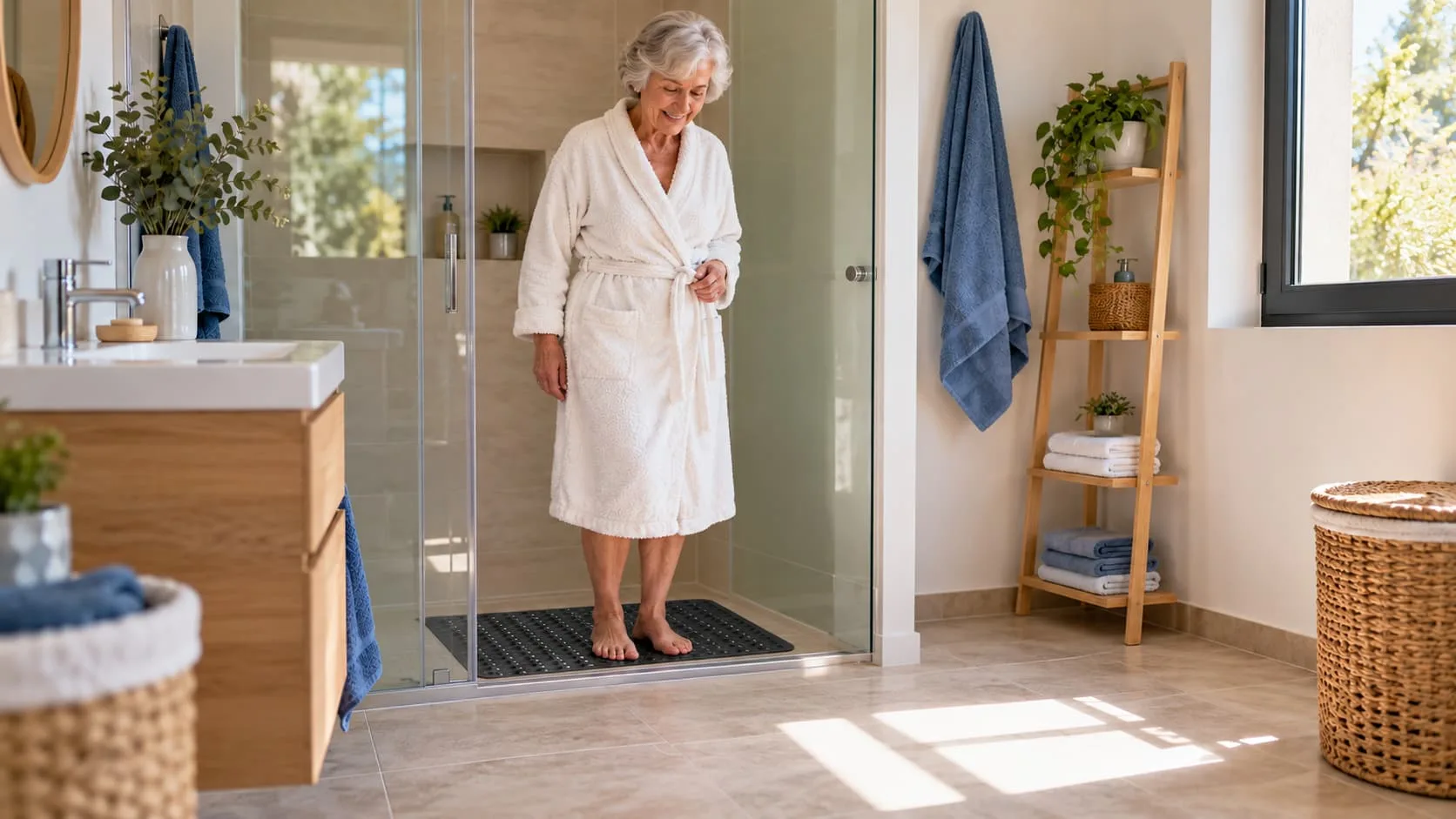 Mejores alfombras antideslizantes de baño para personas mayores