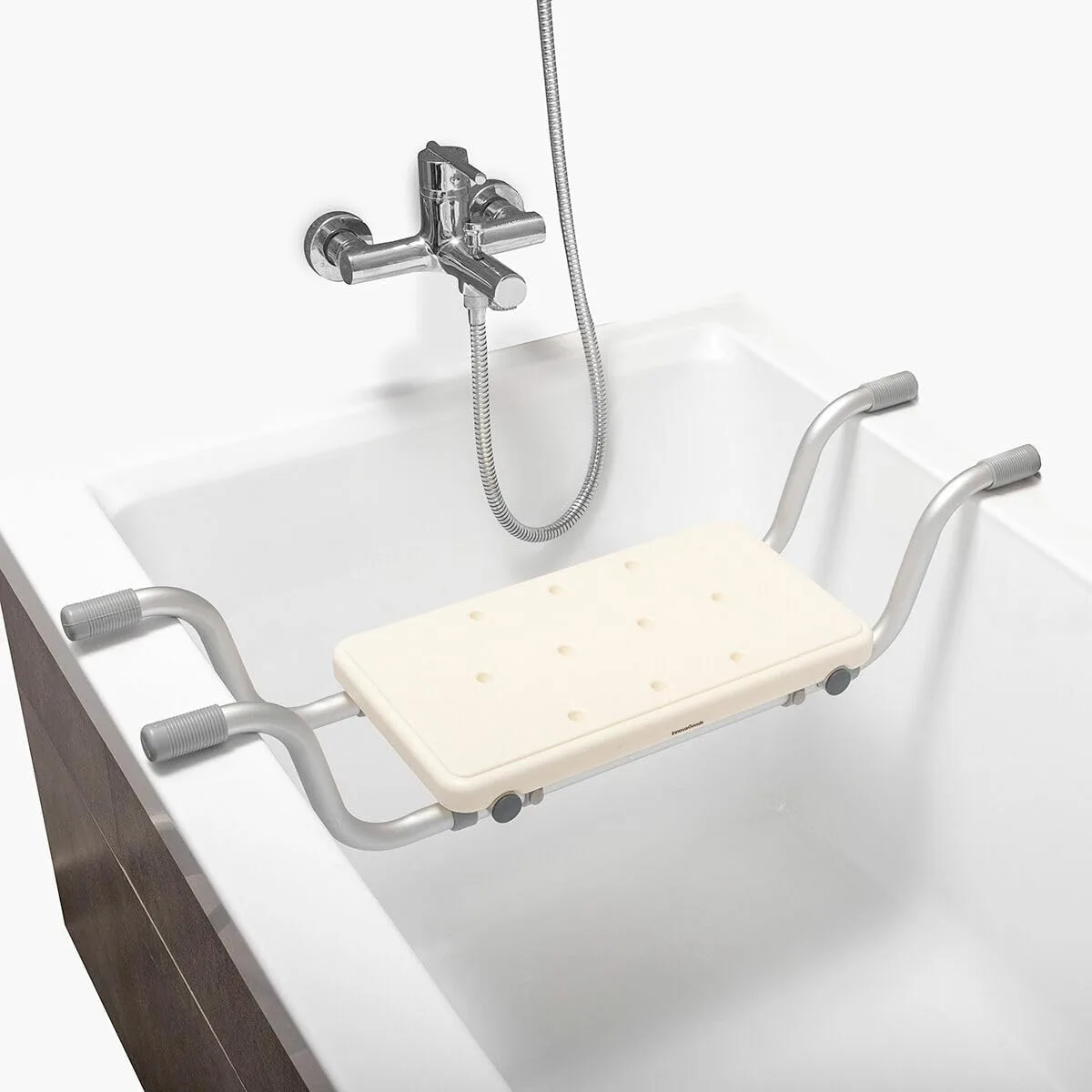 Mejores tablas de bañera para personas mayores (2026) 7 InnovaGoods asiento de bañera extensible antideslizante